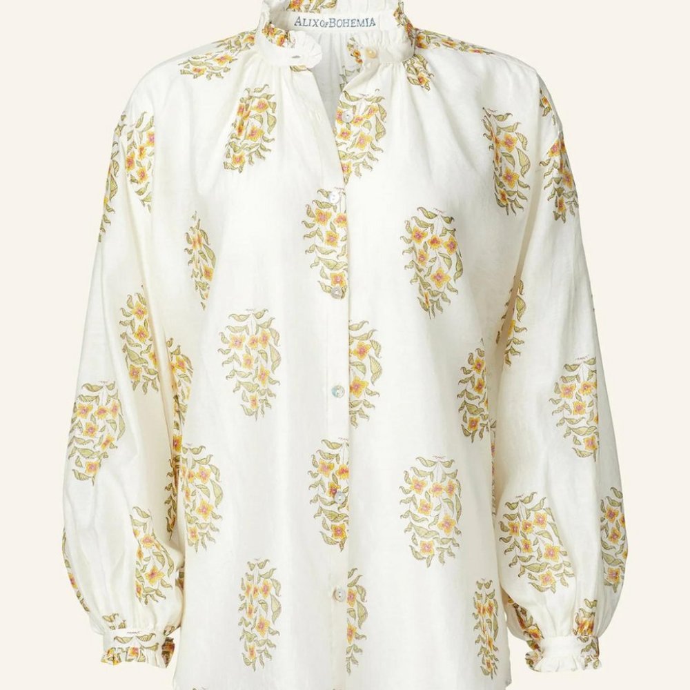 ALIX OF BOHEMIA POET BUTTERCUP BLOUSE